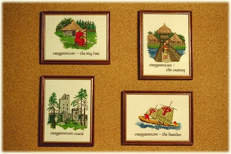 Picture of 4 Craggaunowen designs