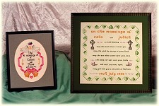 Picture of 2 Marriage Samplers